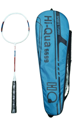 HI-QUA 6999 BADMINTON RACKET AND TURBO COVER
