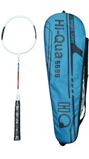 HI-QUA 6999 BADMINTON RACKET AND TURBO COVER